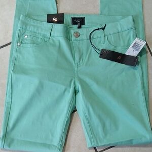 CELEBRITY PINK Womens Size 9 Mint Skinny Denim Jeans NWT